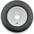 Rubbermaster - Steel Master Rubbermaster 16x6.50-8 4 Ply Turf Tire and 4 on 4 Stamped Wheel Assembly 598970